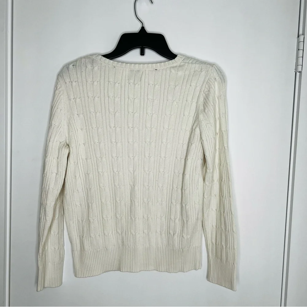 St John's Bay Cream Sweater - Picture 7 of 7
